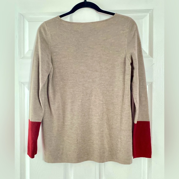 Akris Punto Beige Knit sweater size 14 - Picture 3 of 14